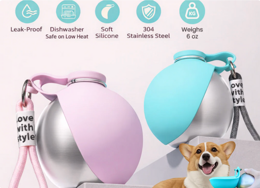 UPDATE - BuddyPup™ Dog Water Bottle with Bowl