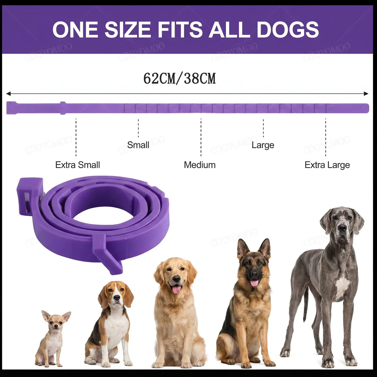 Wooflo Calm Collar™ — Pheromone Anxiety Relief for Dogs