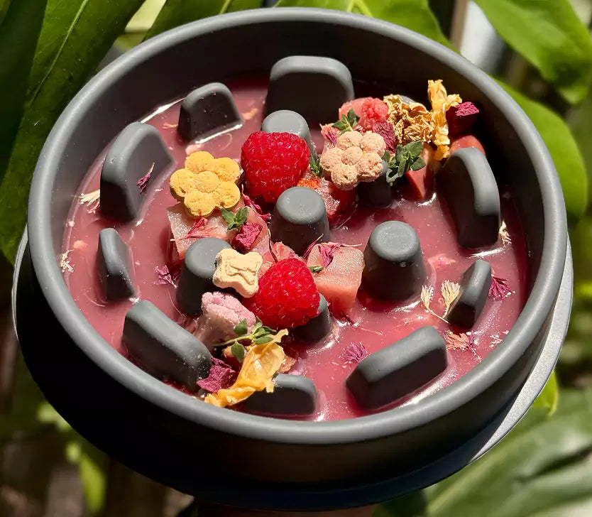 Wooflo Slow Mo Bowl™ — The Anti-Gulp Feeder