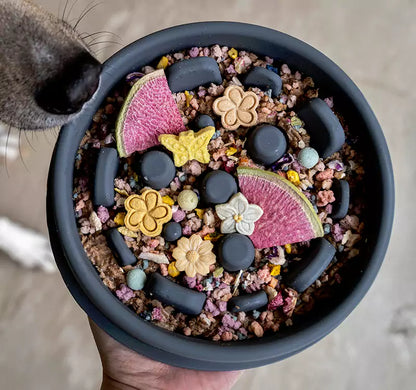 Wooflo Slow Mo Bowl™ — The Anti-Gulp Feeder